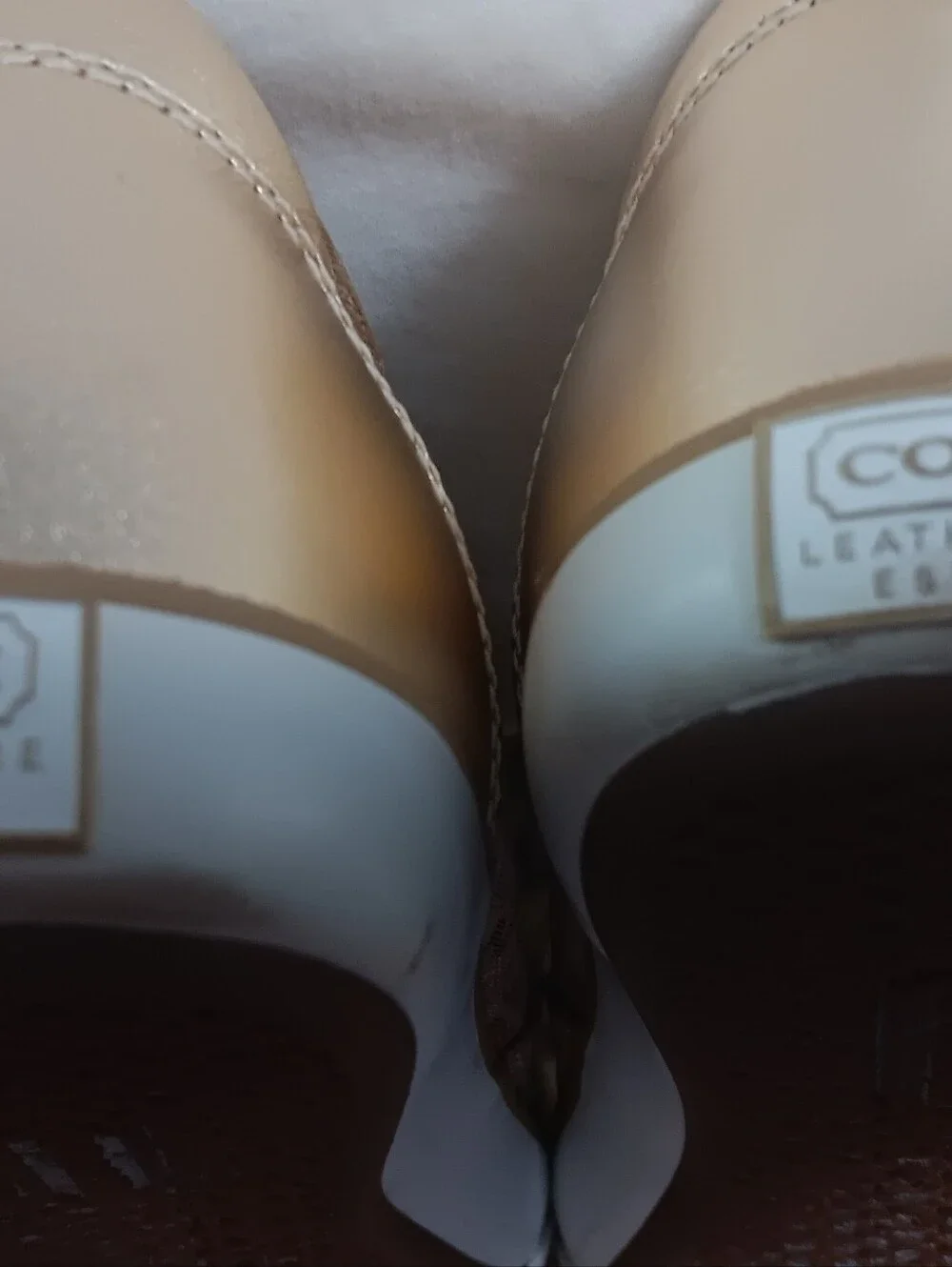 Authentic Coach Signature Faux Fur Lining Slip-on Sneakers